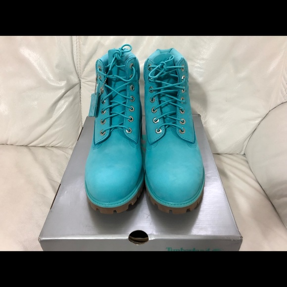 Timberland Limited Release Men’s 6 Inch Blue Boots - Picture 3 of 7